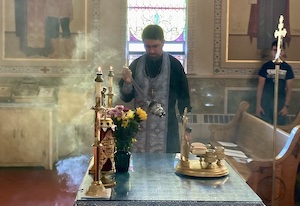 Photos from the service for the Blessed Feast of the Dormition of the Mother of God